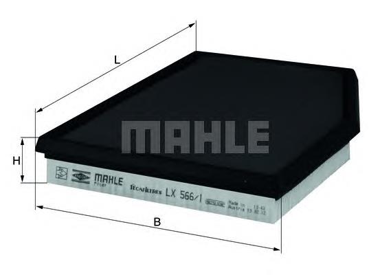 LX5661 Mahle Original Filtro de ar