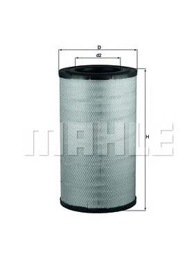 Filtro de ar Renault (RVI) 5001865725