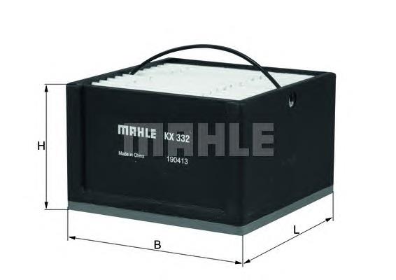 Compre KX332 Mahle Original Filtro de combustível