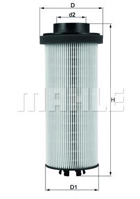 Compre KX262D Mahle Original Filtro de combustível