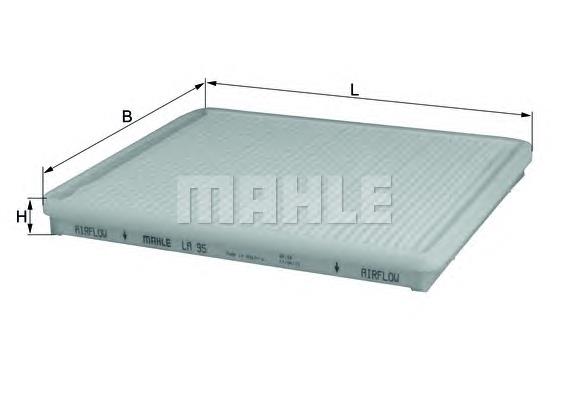 Filtro de salão Mahle Original LA95 preço, a partir de 11,42 USD