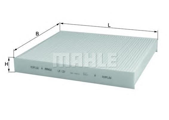 Filtro de salão Mahle Original LA120 preço, a partir de 10,63 USD