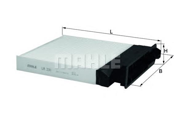 Filtro de salão Mahle Original LA230 preço, a partir de 12,32 USD
