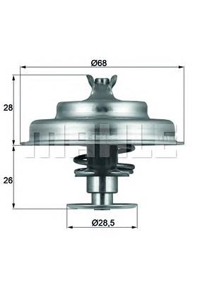 Termostato Mahle Original TX7580D preço, a partir de 13,66 USD