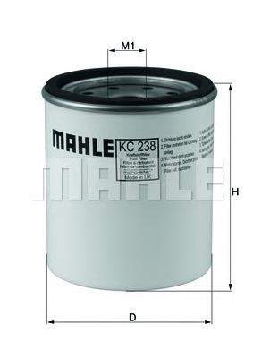Filtro de combustível Mahle Original KC238D preço, a partir de 12,42 USD