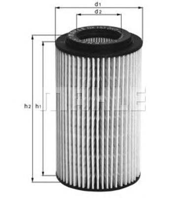 Filtro de óleo Mahle Original OX153D1 preço, a partir de 7,18 USD