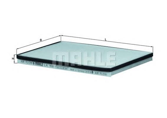 Filtro de salão Mahle Original LA108 preço, a partir de 9,21 USD