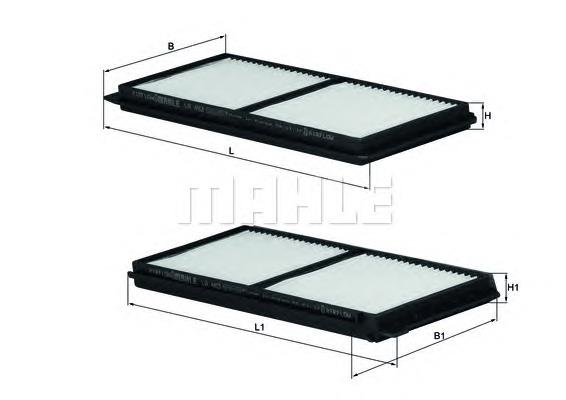 Filtro de salão Mahle Original LA483S preço, a partir de 12,60 USD
