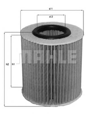 Filtro de óleo OX1661D Mahle Original