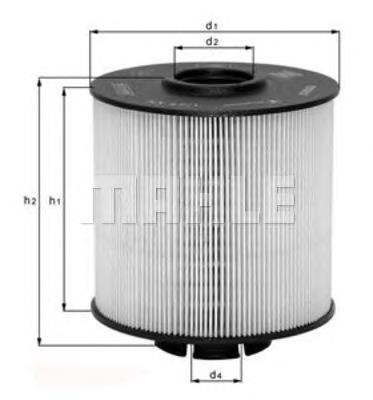 Filtro de combustível Mahle Original KX672D