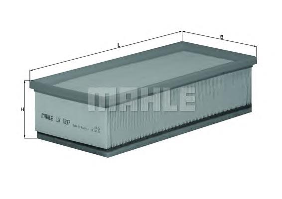 Filtro de ar Mahle Original LX1837 preço, a partir de 15,66 USD