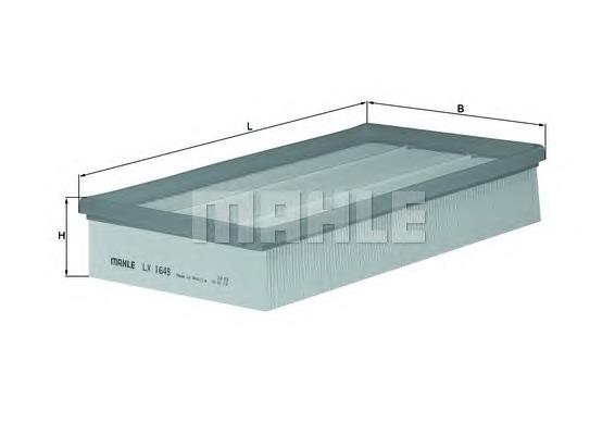 LX1649 Mahle Original Filtro de ar