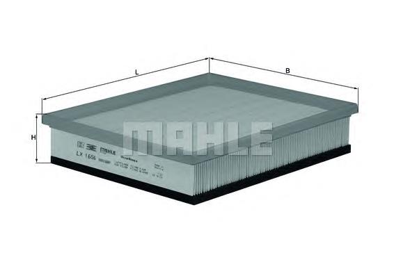 Filtro de ar LX1656 Mahle Original