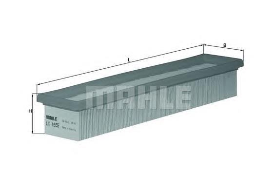 Filtro de ar Mahle Original LX1655 preço, a partir de 11,69 USD
