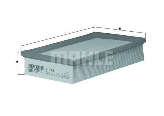 Filtro de ar Mahle Original LX1803 preço, a partir de 10,84 USD