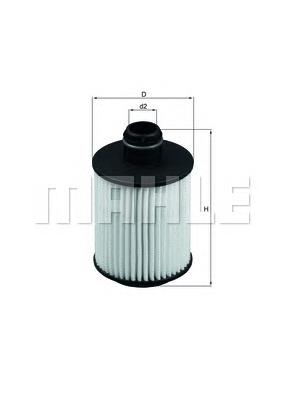 Filtro de óleo Mahle Original OX559D preço, a partir de 14,91 USD
