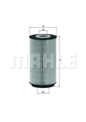 Compre OX557D Mahle Original Filtro de óleo