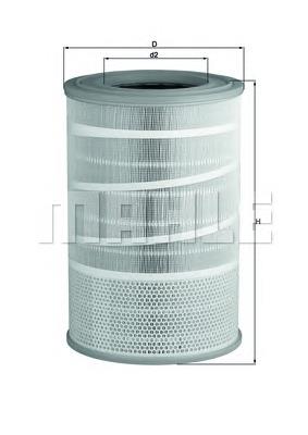 Filtro de ar Mahle Original LX2068 preço, a partir de 60,53 USD