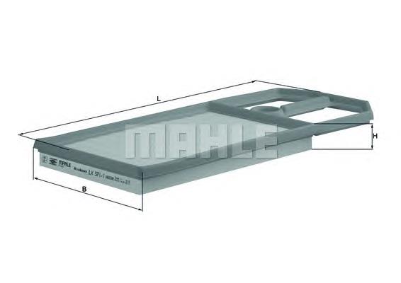 Compre LX5711 Mahle Original Filtro de ar