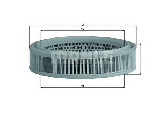 Filtro de ar Mahle Original LX166 preço, a partir de 8,39 USD