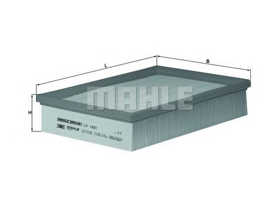 Filtro de ar LX1821 Mahle Original