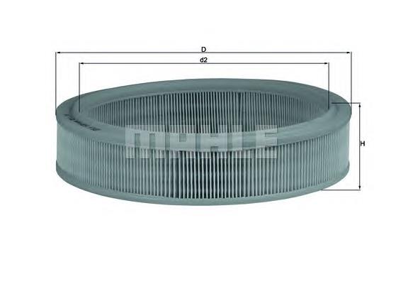 Filtro de ar Mahle Original LX1638 preço, a partir de 9,63 USD