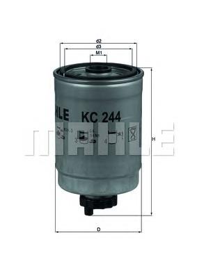 KC244 Mahle Original Filtro de combustível