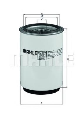 KC249D Mahle Original Filtro de combustível
