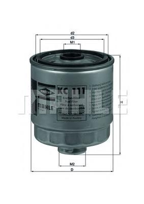 KC111 Mahle Original Filtro de combustível