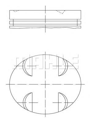Pistão do kit para 1 cilindro, STD Mercedes A272030161864 preço, a partir de 131,75 USD