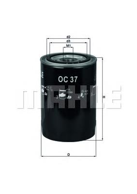 Compre OC37 Mahle Original Filtro de óleo