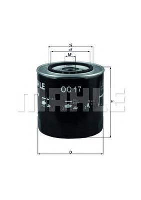 Compre OC17 Mahle Original Filtro de óleo