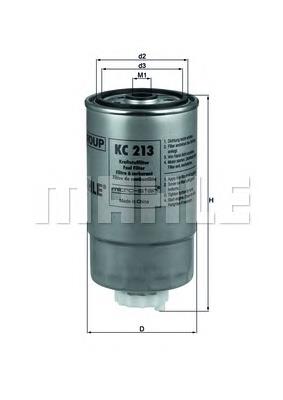 Filtro de combustível Mahle Original KC213 preço, a partir de 24,20 USD