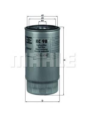 Filtro de combustível Mahle Original KC98 preço, a partir de 16,59 USD