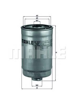 Filtro de combustível Mahle Original KC1011 preço, a partir de 20,42 USD