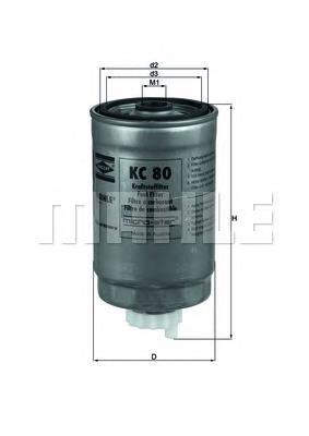 Filtro de combustível Mahle Original KC80 preço, a partir de 13,51 USD
