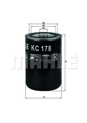 Compre KC178 Mahle Original Filtro de combustível