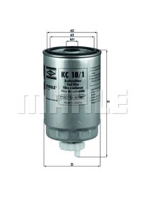 Filtro de combustível Mahle Original KC181