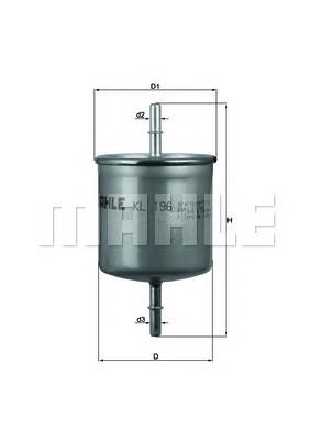 Filtro de combustível Mahle Original KL196 preço, a partir de 21,20 USD