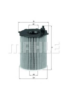 Filtro de óleo Mahle Original OX1712D preço, a partir de 8,44 USD