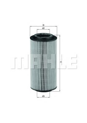 OX179D Mahle Original Filtro de óleo