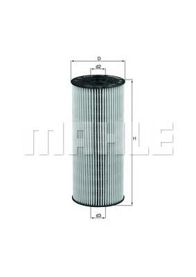 Filtro de óleo OX137D Mahle Original