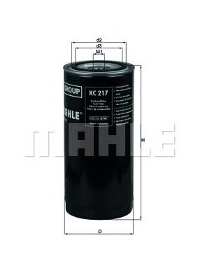 Compre KC217 Mahle Original Filtro de combustível