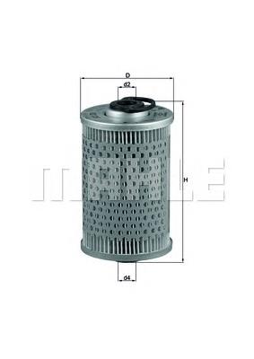 KX35 Mahle Original Filtro de combustível