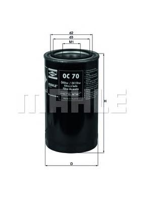 Compre OC70 Mahle Original Filtro de óleo
