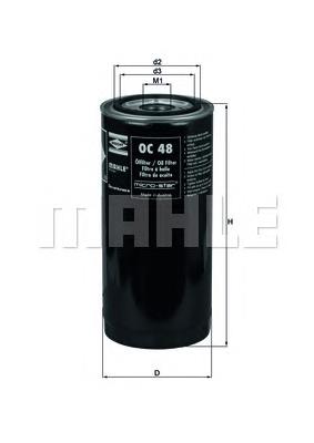 Filtro de óleo Mahle Original OC48 preço, a partir de 10,39 USD