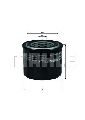 Filtro de óleo Mahle Original OC139 preço, a partir de 7,41 USD
