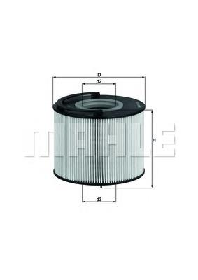 KX192D Mahle Original Filtro de combustível