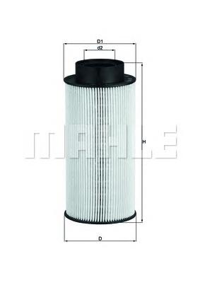 KX182D Mahle Original Filtro de combustível