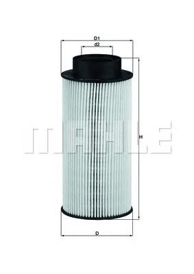 KX1821D Mahle Original Filtro de combustível